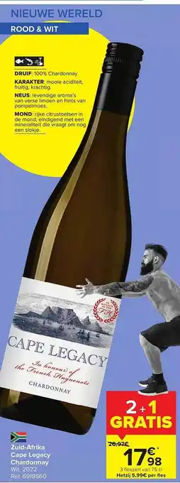 Cape legacy chardonnay