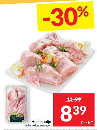 Intermarché Heel konijn per kg aanbieding