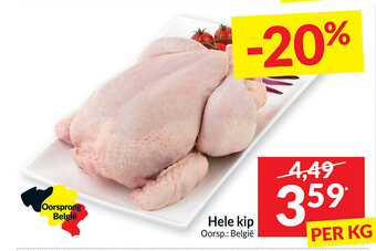 Intermarché Hele kip per kg aanbieding