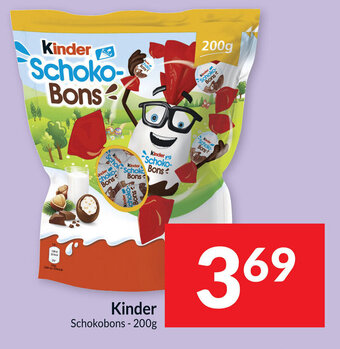 Intermarché Kinder schokobons 200g aanbieding