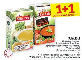 Intermarché Saint eloi Gemengde groenten, tometenveloute & basilicum 1L aanbieding