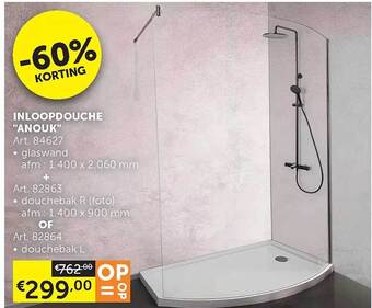 Inloopdouche anouk