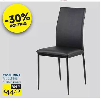 Zelfbouwmarkt Stoel mina aanbieding