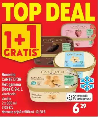 Match Carte d'Or het gamma, 2 x 900 ml aanbieding