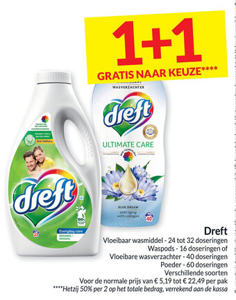Intermarché Dreft verschillende soorten aanbieding