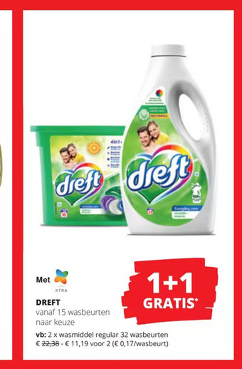 Spar Colruyt Dreft aanbieding