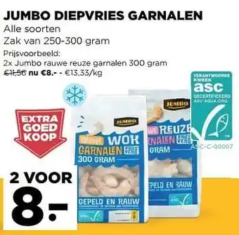 Jumbo Jumbo rauwe reuze garnalen 250-300 gram aanbieding
