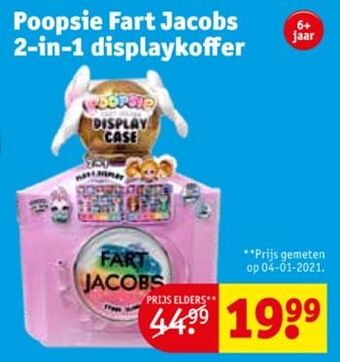 Poopsie fart jacobs 2-in-1 displaykoffer