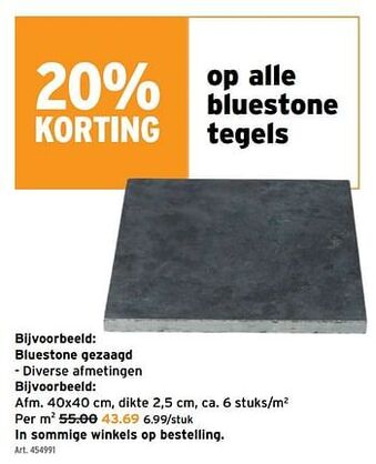 Bluestone tegels