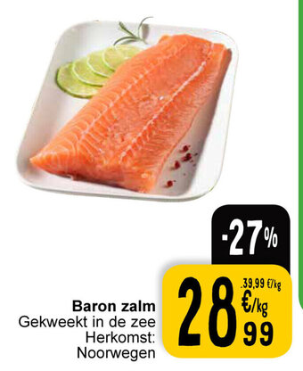 Cora Baron zalm aanbieding