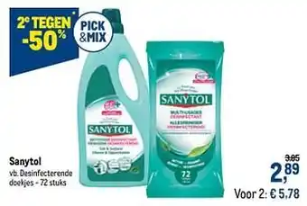 Sanytol desinfecterende doekjes