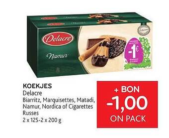 Alvo Koekjes delacre aanbieding