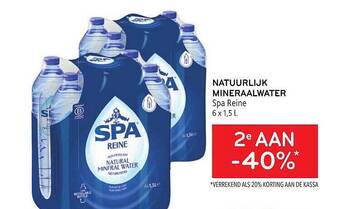 Natuurlijk mineraalwater spa reine