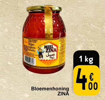 Zina bloemenhoning 1KG