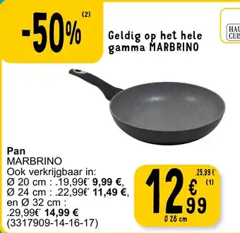 Cora Marbrino Pan 28cm aanbieding