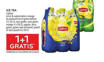 Alvo Ice tea lipton aanbieding