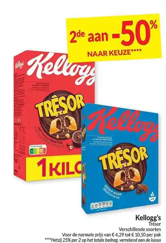 Intermarché Kellogg's trésor aanbieding