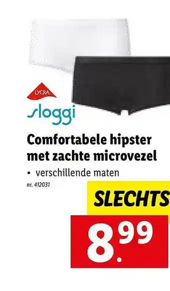Lidl Comfortabele hipster met zachte microvezel aanbieding