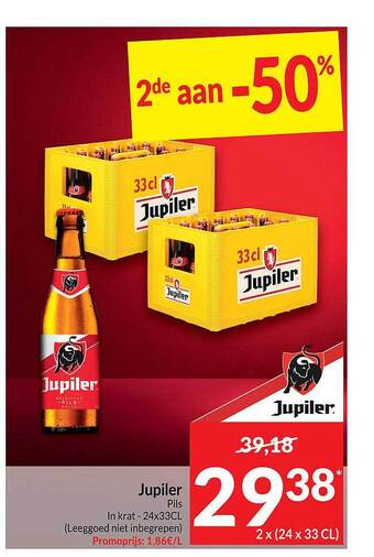Intermarché Jupiler pils aanbieding