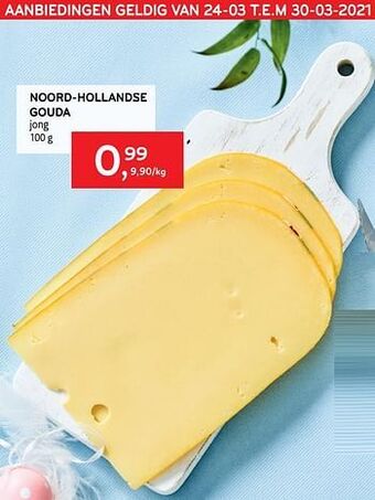 Alvo Noord-hollandse gouda jong 100 g aanbieding