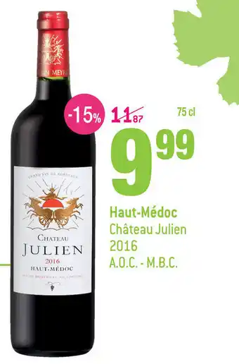 Château Julien 2016 Haut-Médoc