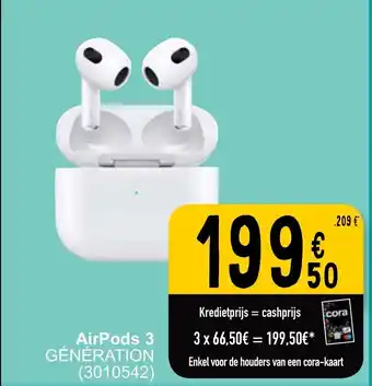 Apple airpods 3 GENERATION (3010542)