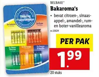 Lidl Belbake bakaroma's aanbieding