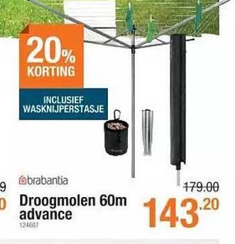 Cevo Droogmolen 60m advance aanbieding
