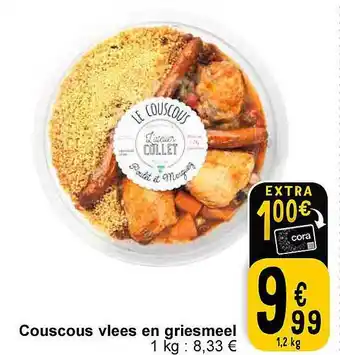 Couscous vlees en griesmeel