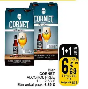 Cora Bier cornet alcohol free aanbieding