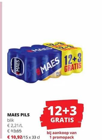 Spar Colruyt Maes pils aanbieding
