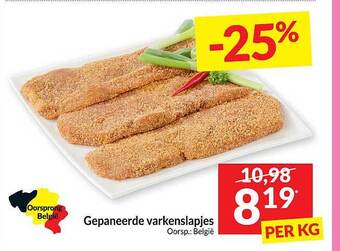 Intermarché Gepaneerde varkenslapjes aanbieding