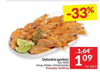 Intermarché Gekookte gamba's aanbieding