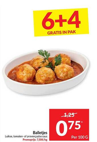 Intermarché Balletjes aanbieding