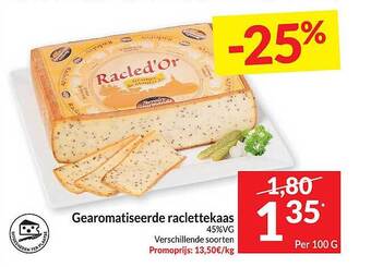 Intermarché Gearomatiseerde raclettekaas aanbieding