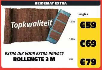 Heidemat extra 1.5m