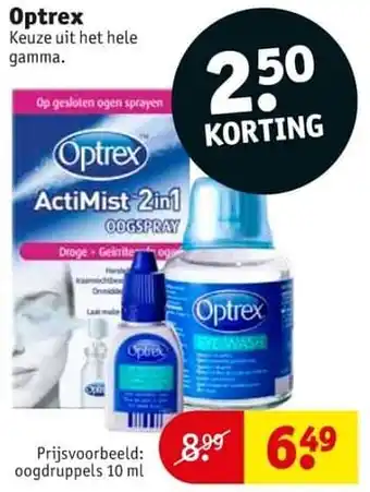 Optrex oogdruppels 10 ml