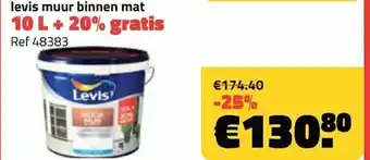 Levis Muur binnen mat 10L