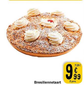 Cora Bresiliennetaart aanbieding