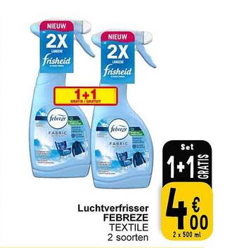 Cora Luchtverfrisser febreze aanbieding