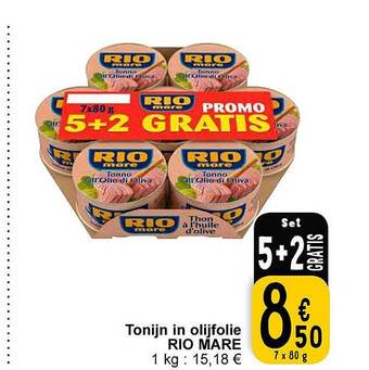 Cora Tonijn in olijfolie rio mare aanbieding