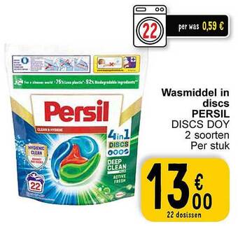 Cora Wasmiddel in discs persil aanbieding