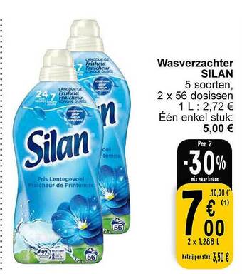 Cora Wasverzachter silan aanbieding