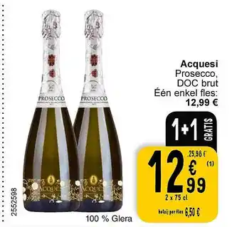 Cora Acquesi prosecco doc brut aanbieding