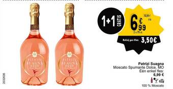 Cora Patrizi suagna moscato spumante dolce, mo aanbieding