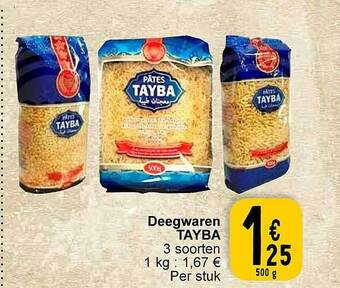 Cora Deegwaren tayba aanbieding