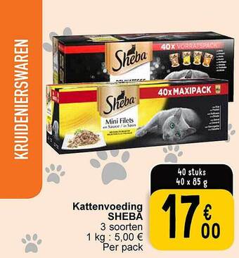 Cora Kattenvoeding sheba aanbieding