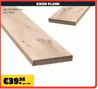 Eiken plank