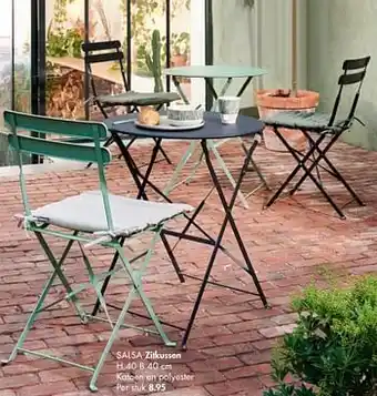 Casa SALSA Zitkussen H.40 B.40 cm aanbieding