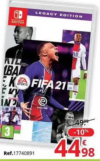 Maxi Toys Nintendo Switch Fifa 21 aanbieding